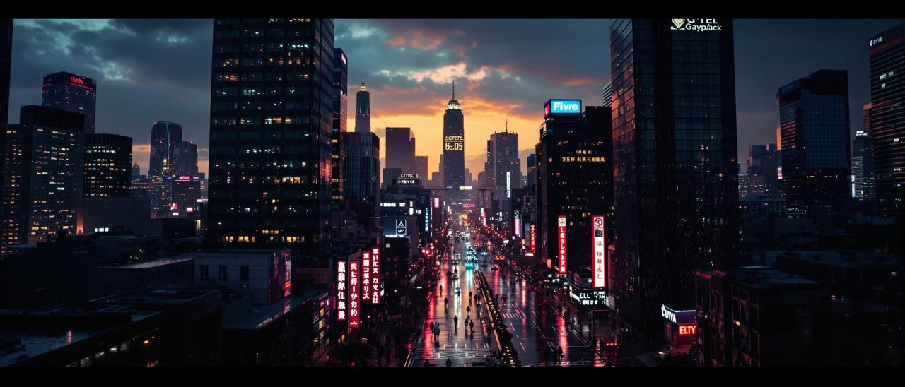 青柠影院作品 城市之光 高清HD背景图